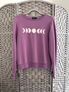 Wildfox Mauve Crewneck Sweatshirt with Black Label